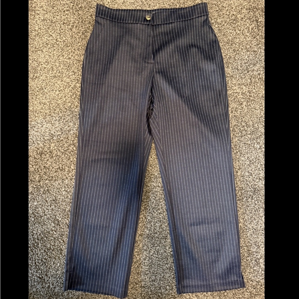 Michael Kors Women’s Navy Pinstripe Dress Pants Size 8